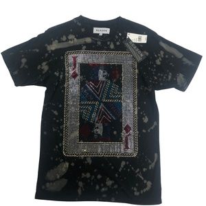 REASON - Jack of Diamonds short sleeve crew neck t-shirt
